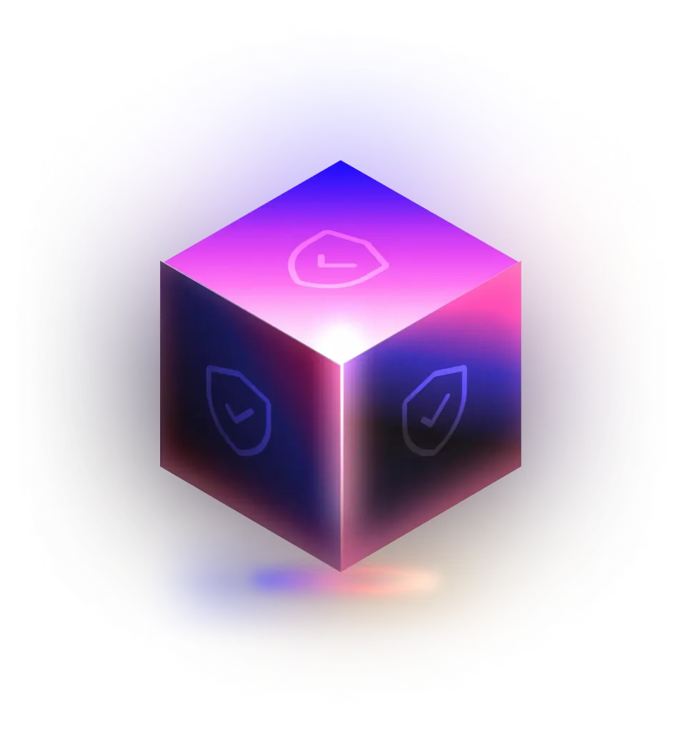 Syntora custom workflow automation process cube illustration